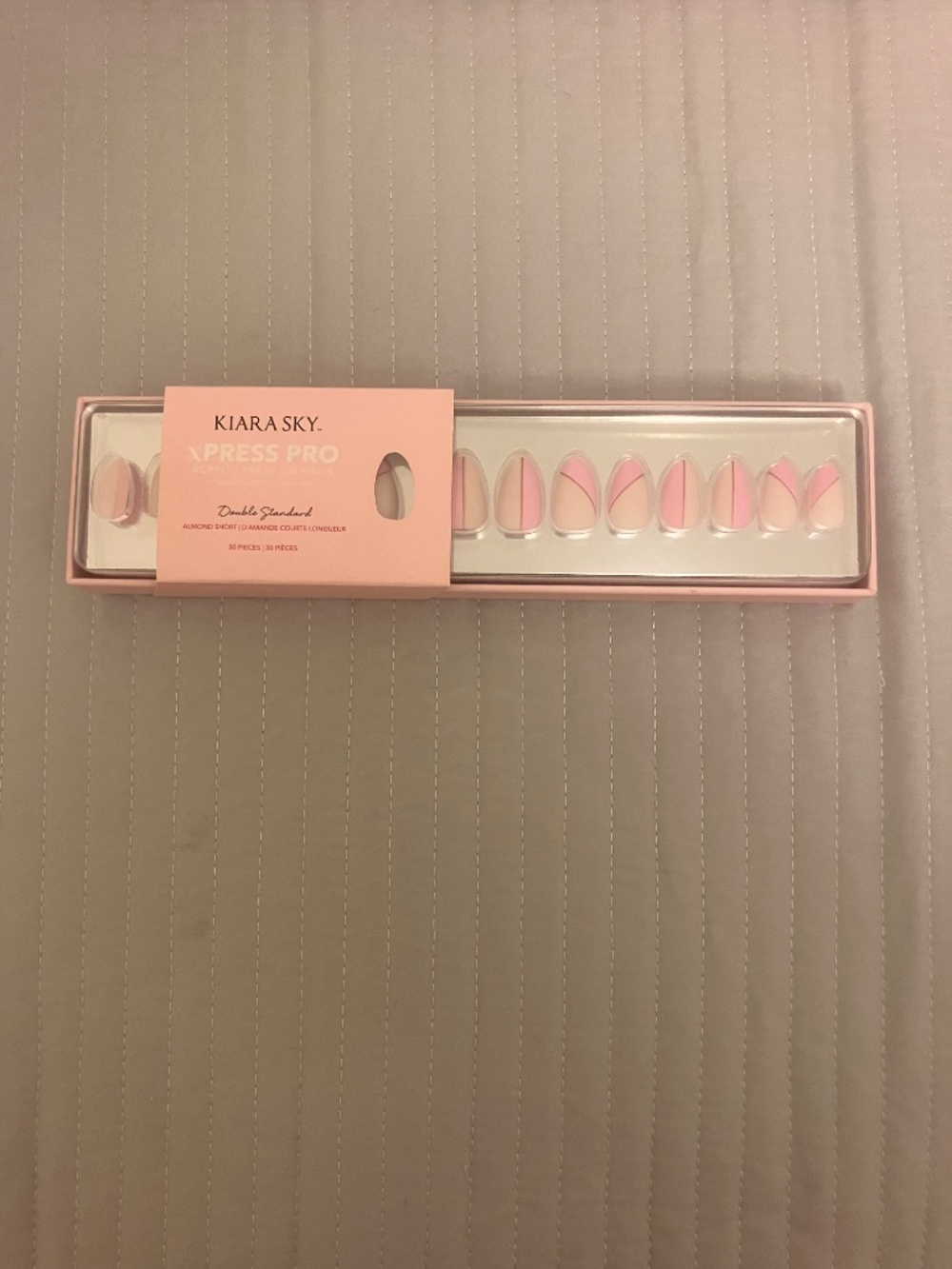 Kiara Sky xPress Pro Acrylic Press-On Nails Almond Short 30 Pieces